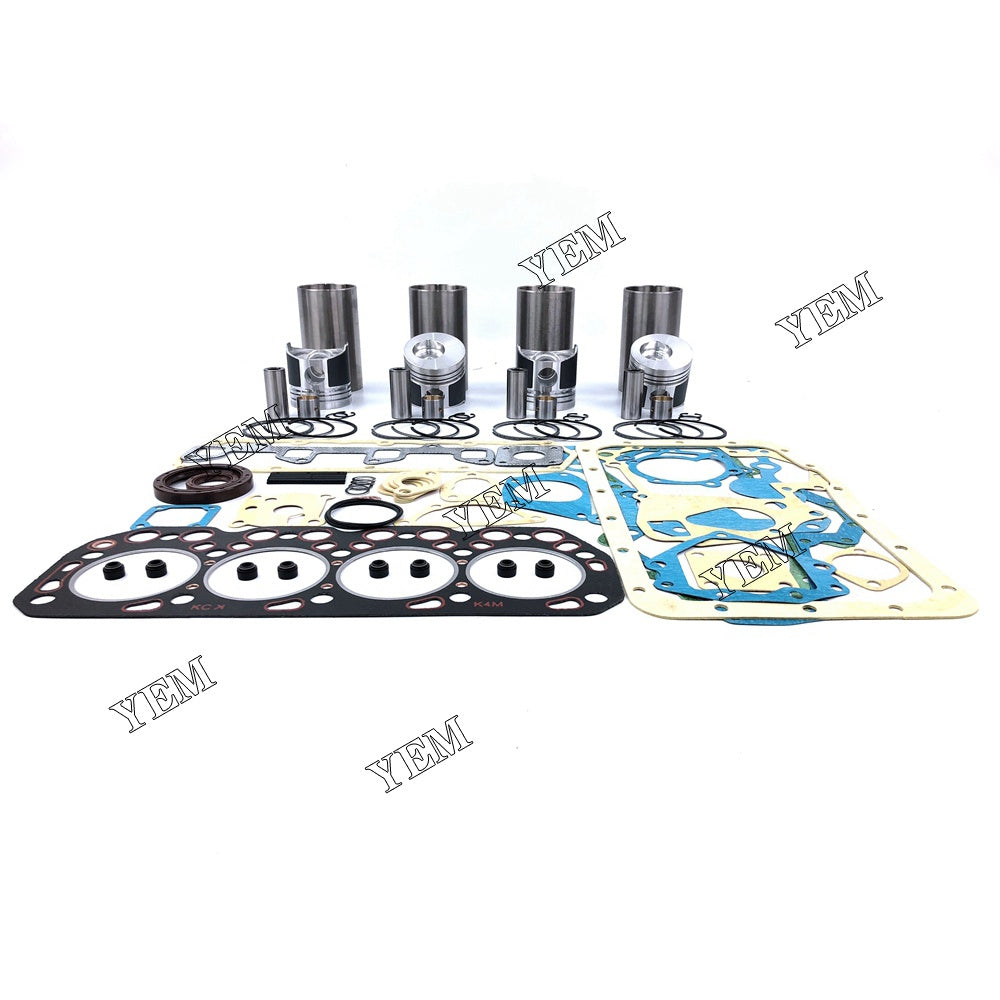 K4M REPAIR KIT PISTON PISTON RING CYLINDER LINER GASKET SET FOR MITSUBISHI DIESEL ENGINE PARTS For Mitsubishi