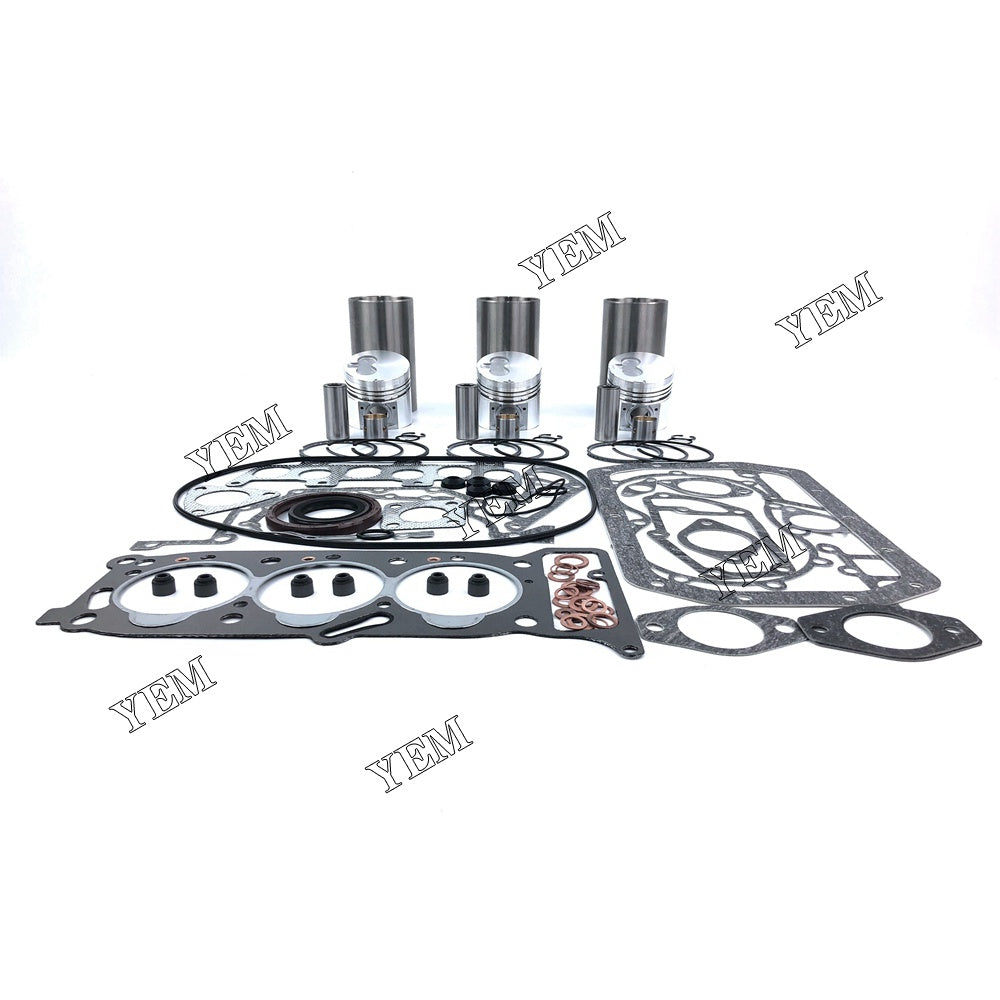 3KR1 REBUILD KIT PISTON PISTON RING CYLINDER LINER GASKET SET FOR ISUZU DIESEL ENGINE PARTS For Isuzu