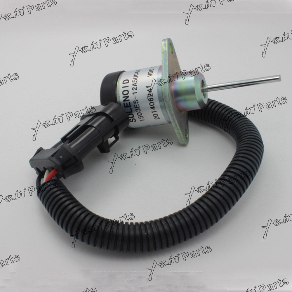 1503ES-12A5UC4S FUEL STOP SOLENOID 12V FOR EXCAVATOR ENGINE PARTS