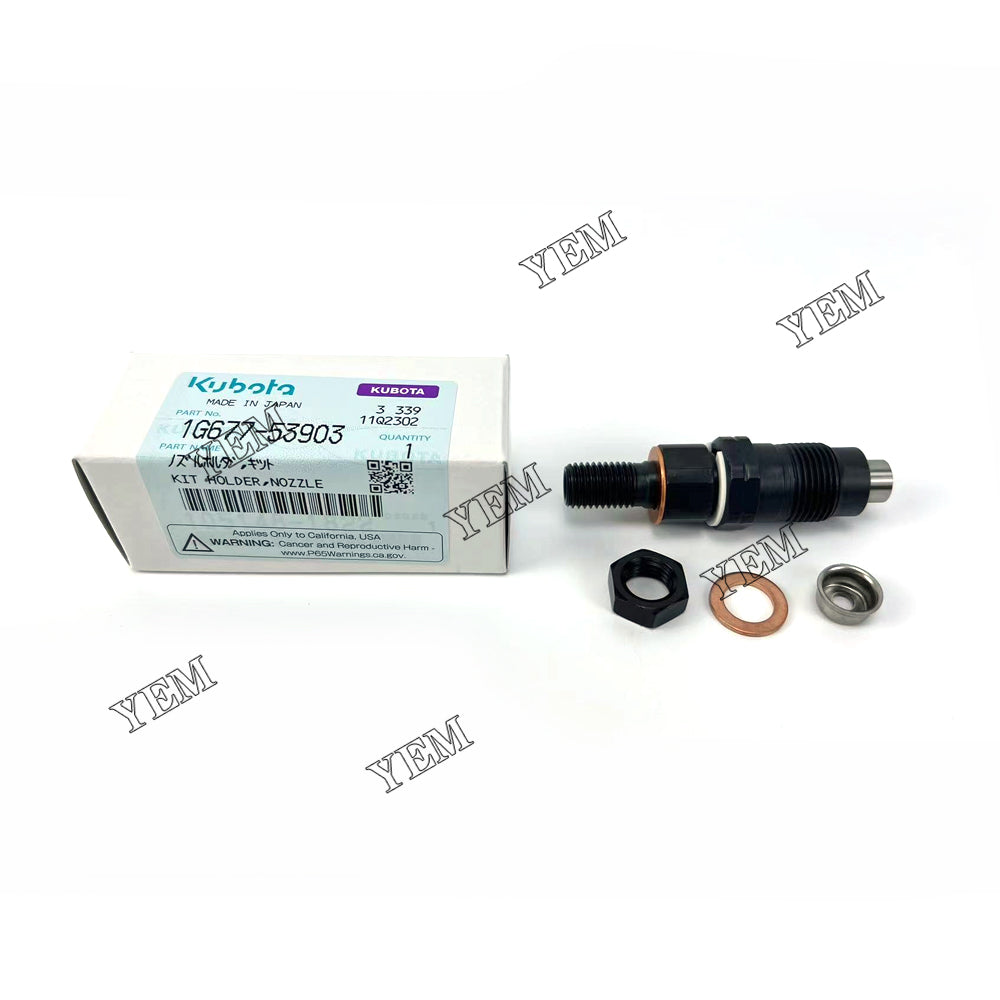 YEM Engine Parts 3x Fuel Injector 1G677-53903 1903-3015 For Kubota D1005 D1105 V1505 D1305 Engine For Kubota