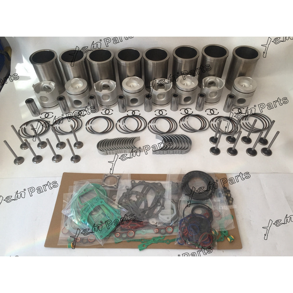 HINO EF750 OVERHAUL KIT WITH ENGINE BEARING VALVES CYLINDER GASKET SET For Hino