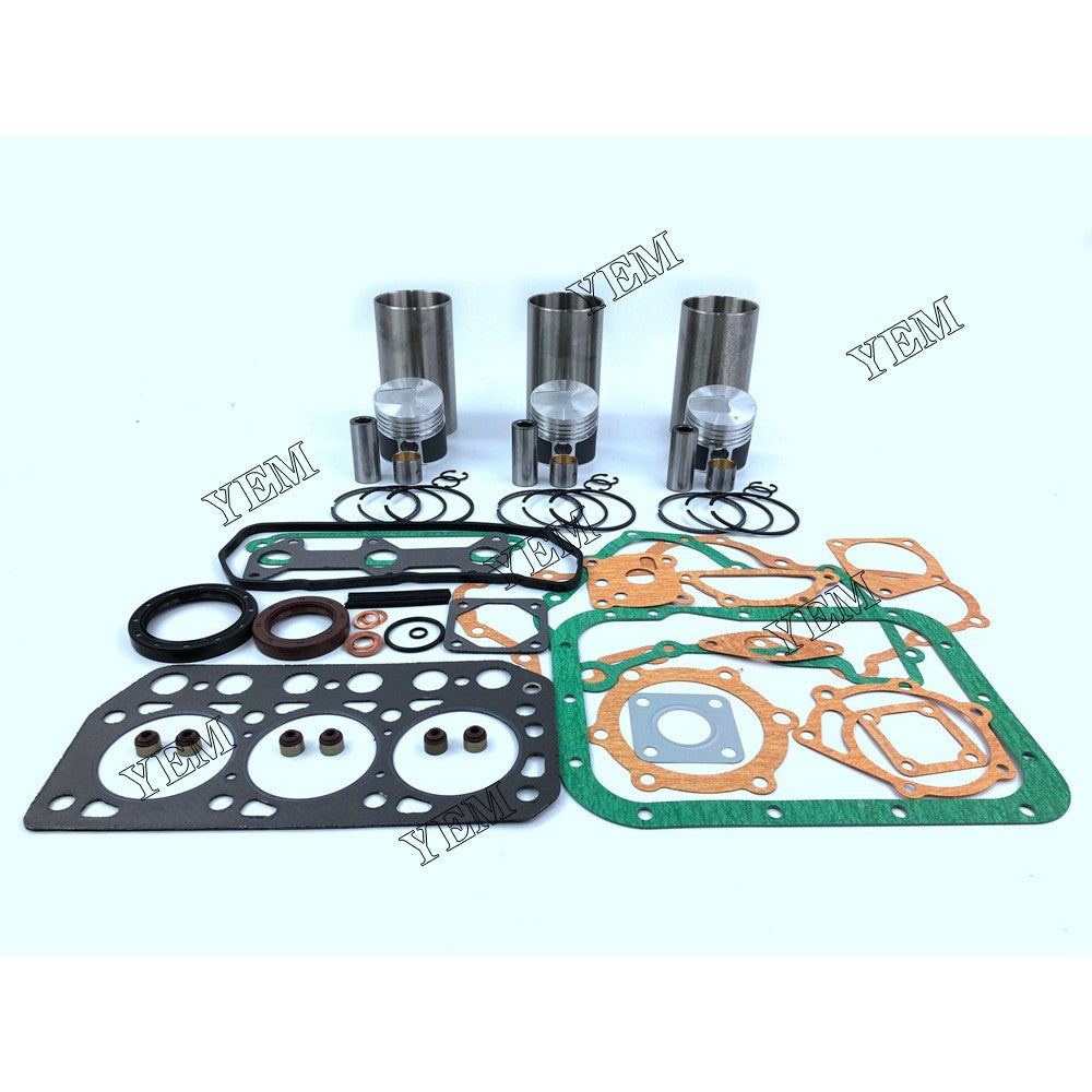 K3D REPAIR KIT PISTON PISTON RING CYLINDER LINER FULL GASKET SET FOR MITSUBISHI DIESEL ENGINE PARTS For Mitsubishi