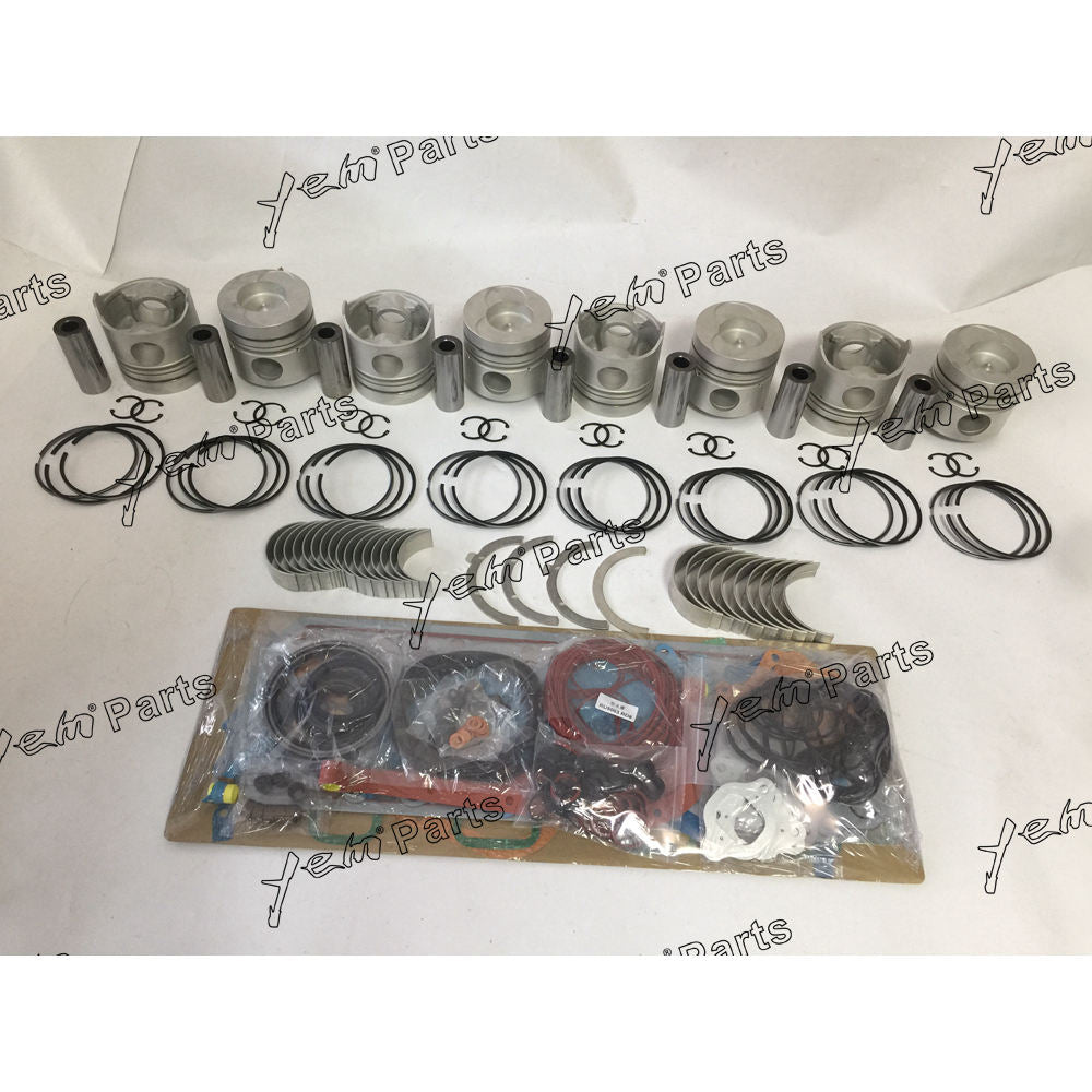 NISSAN RD8 OVERHAUL KIT WITH CYLINDER GASKET PISTON RING ENGINE BEARING For Nissan