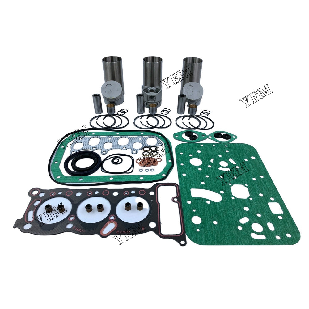 3KC1 REBUILD KIT PISTON SQUARE TYPE PISTON RING CYLINDER LINER GASKET SET FOR ISUZU DIESEL ENGINE PARTS For Isuzu