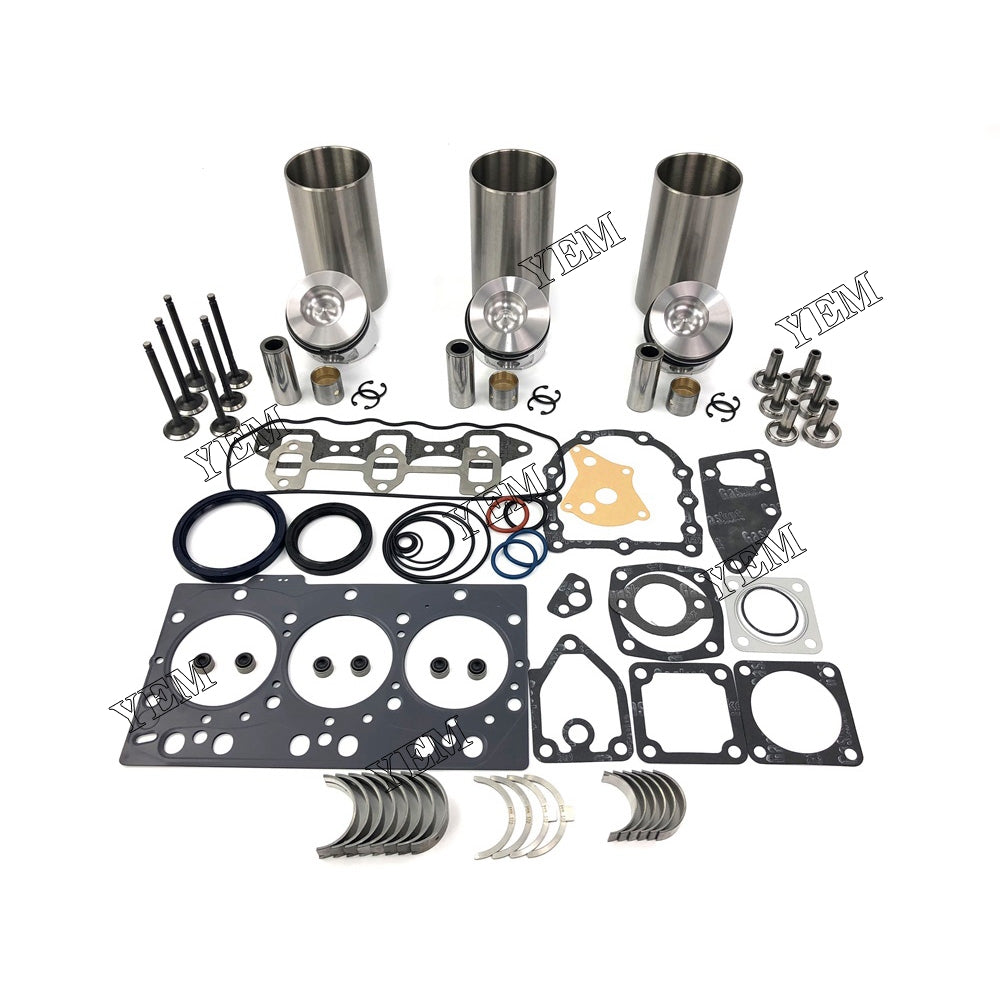 3TNB78 REPAIR KIT PISTON +PISTON RING + CYLINDER LINER + FULL GASKET SET + BEARINGS + VALVE SET FOR YANMAR DIESEL ENGINE PARTS For Yanmar