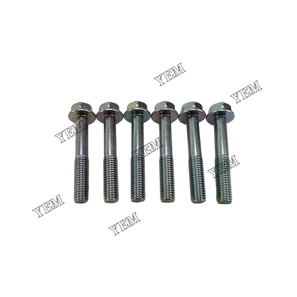 YANMAR 3TNV76 BOLT M 8X 50 PLATED 26106-080502 3TNV76-GGE 3TNV76-NBK For Yanmar