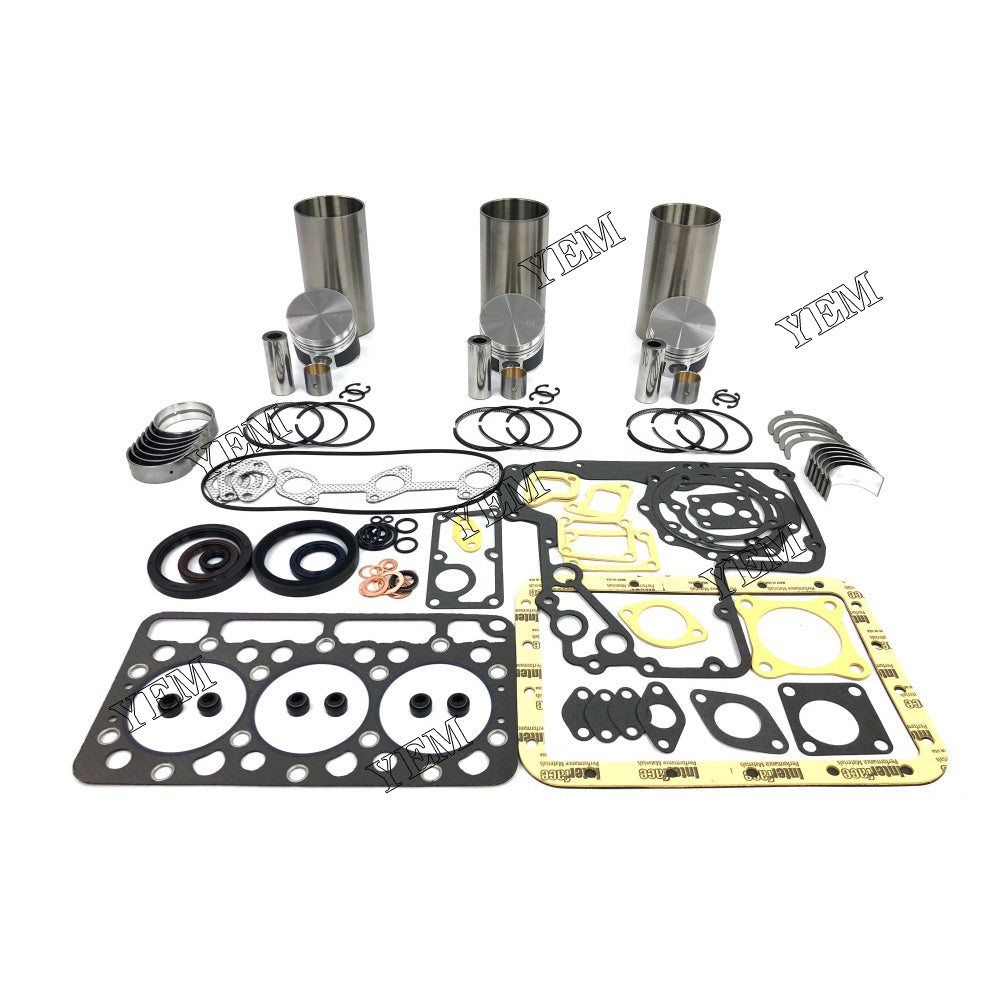 D850 REPAIR KIT LINER KIT + BEARINGS +FULL GASKET + WATER PUMP FOR KUBOTA DIESEL ENGINE PARTS For Kubota