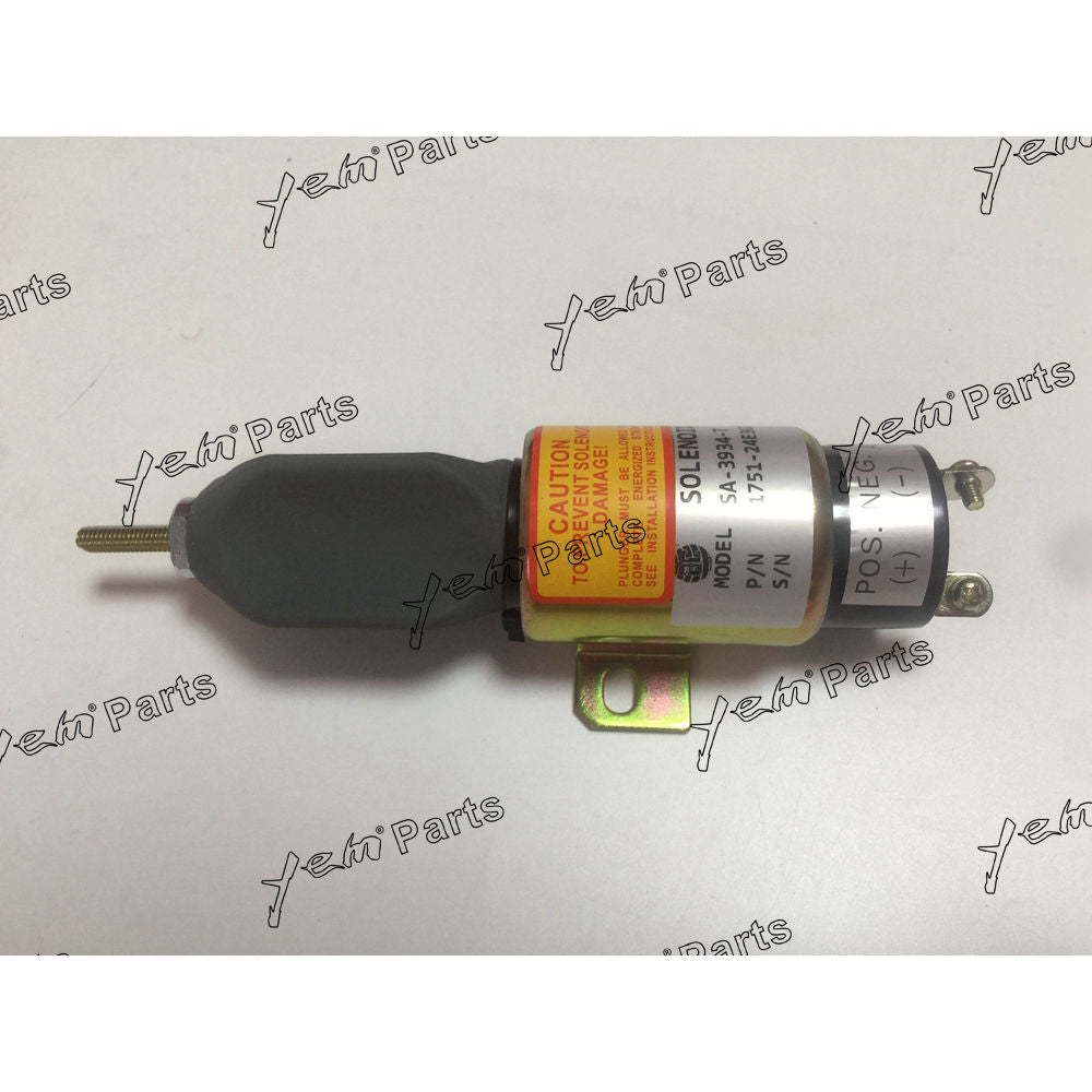 SA-3934-T FUEL STOP SOLENOID 1751-24E3U1B1SI 24V FOR EXCAVATOR ENGINE PARTS For Other