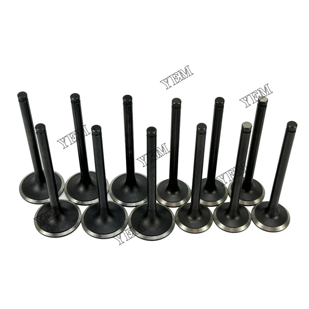 6 pcs FE6 intake and exhaust valves For Nissan FE6 diesel engines