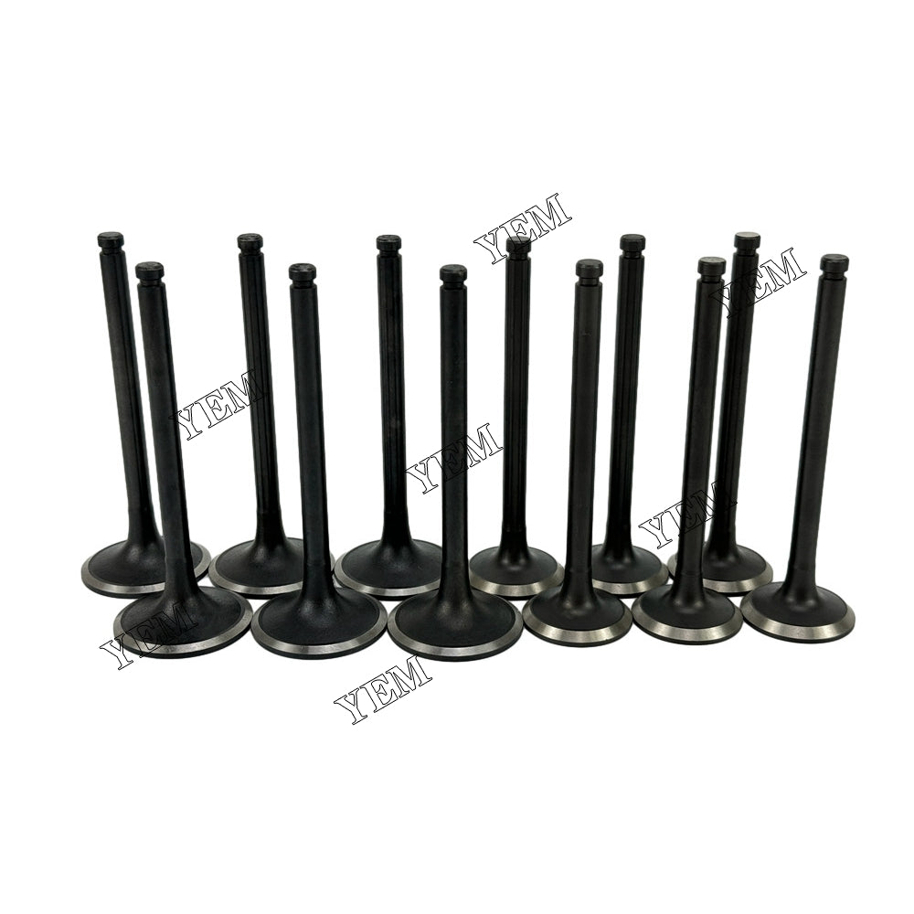 6 pcs FE6 intake and exhaust valves For Nissan FE6 diesel engines For Nissan