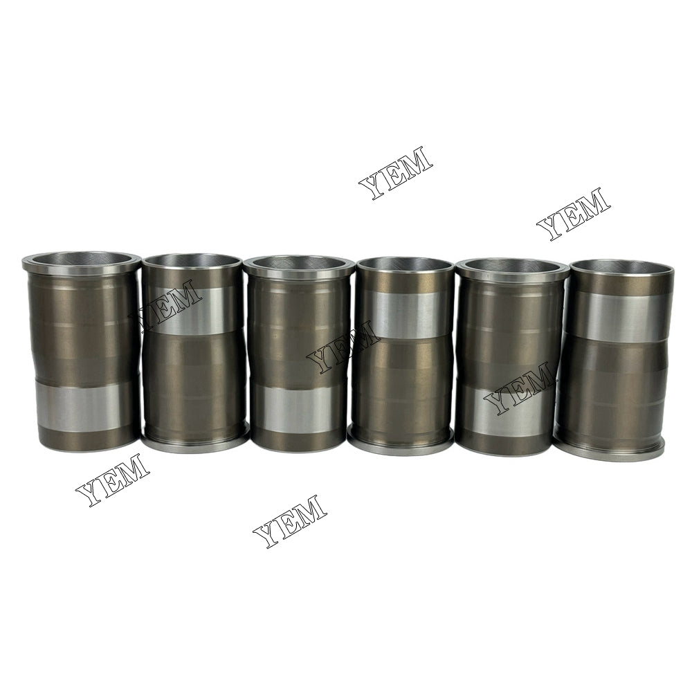 6 pcs D13F Cylinder Liner For Doosan D13F diesel engines For Doosan