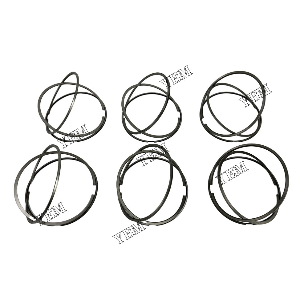 6 pcs 08-434400-00 D13A Piston Rings Set STD For Volvo D13A diesel engines