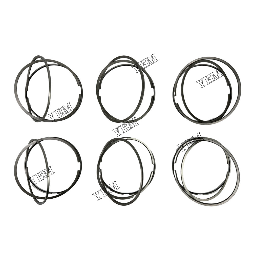 6 pcs 08-434400-00 D13A Piston Rings Set STD For Volvo D13A diesel engines For Volvo