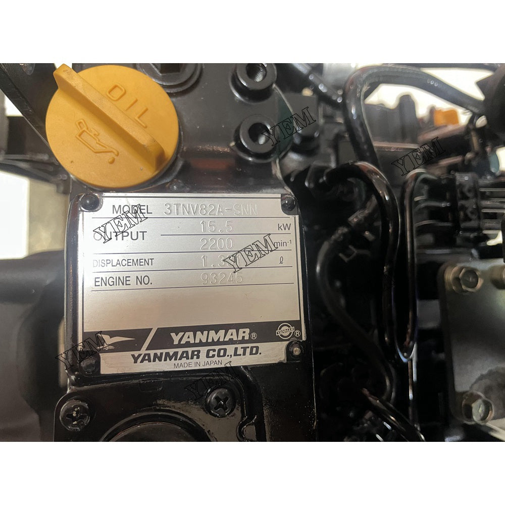 3TNV82 COMPLETE ENGINE ASSY FOR YANMAR DIESEL ENGINE PARTS For Yanmar