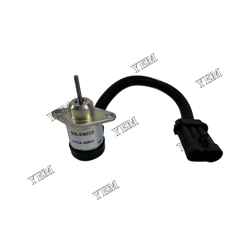 V2607 STOP SOLENOID 1J710-60011 FOR KUBOTA DIESEL ENGINE PARTS For Kubota