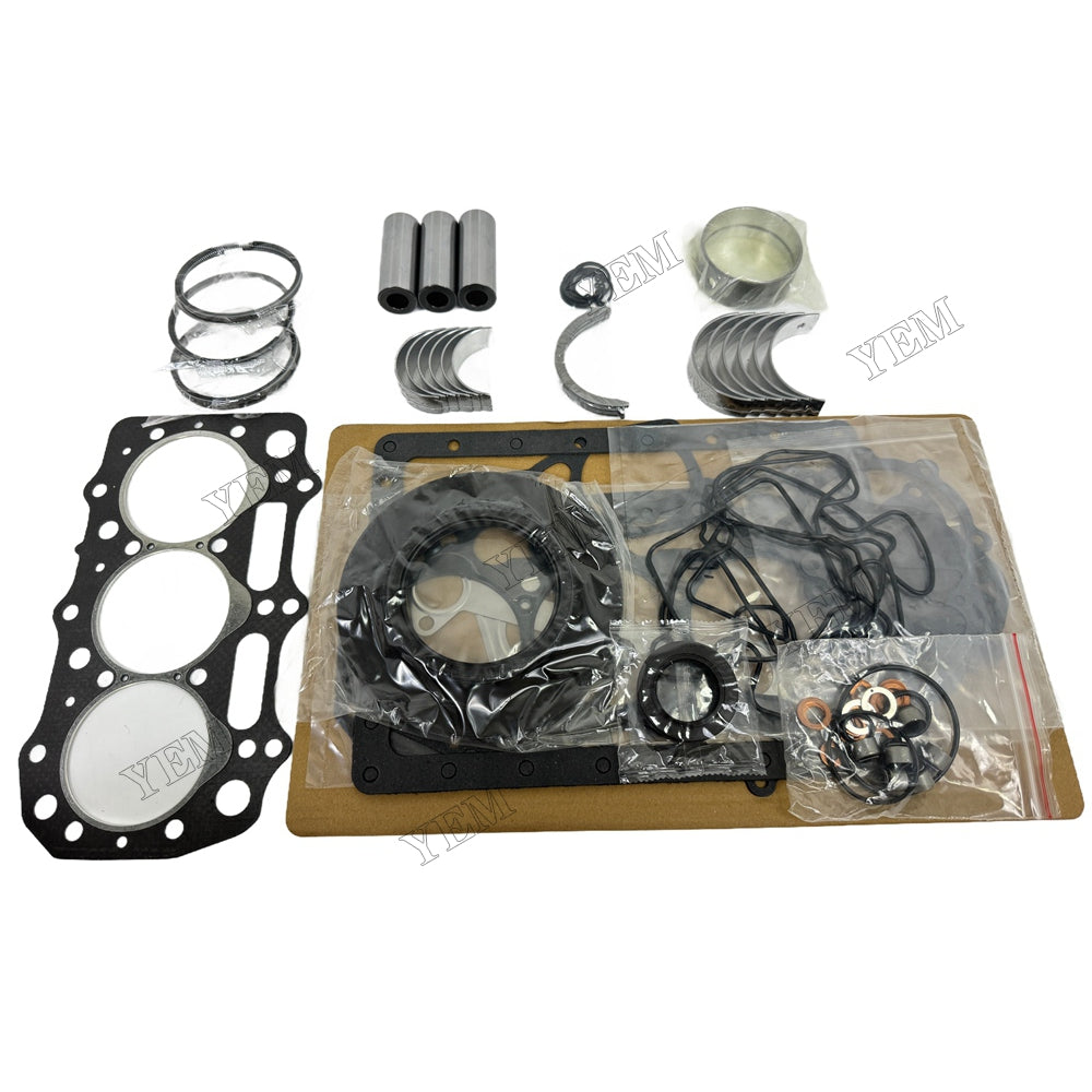 Piston ring set Gasket kit Crankshaft and Rod Bearings Set For John Deere 3013 Engine