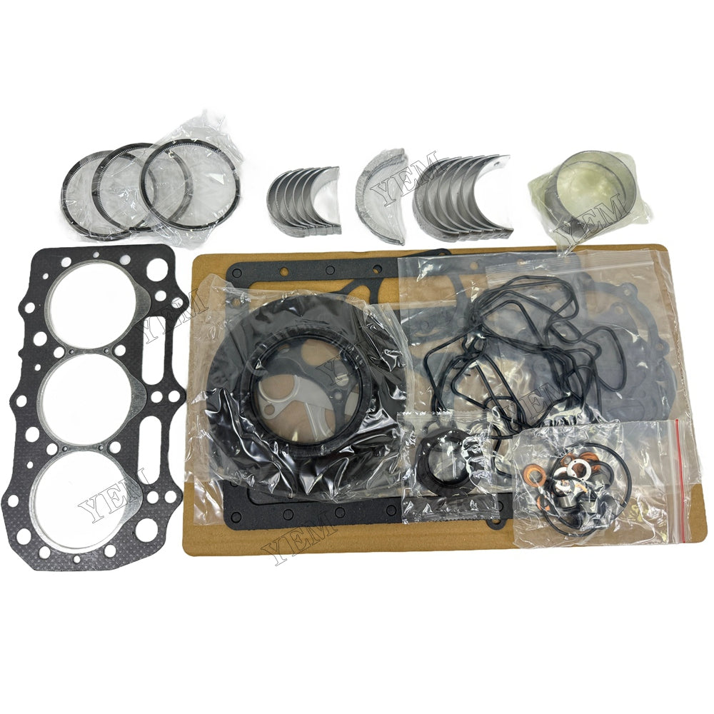 Piston ring set Gasket kit Crankshaft and Rod Bearings Set For John Deere 3013 Engine Foe John Deere