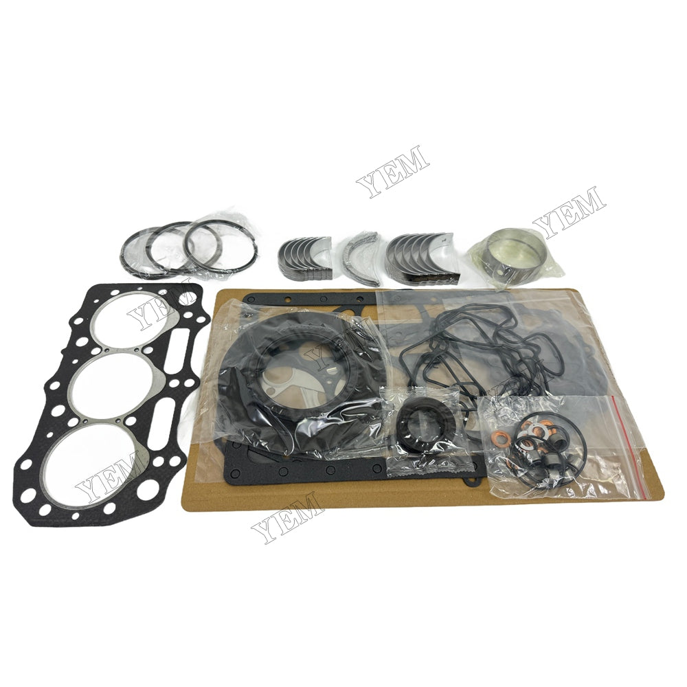 Piston ring set Gasket kit Crankshaft and Rod Bearings Set For John Deere 3013 Engine Foe John Deere