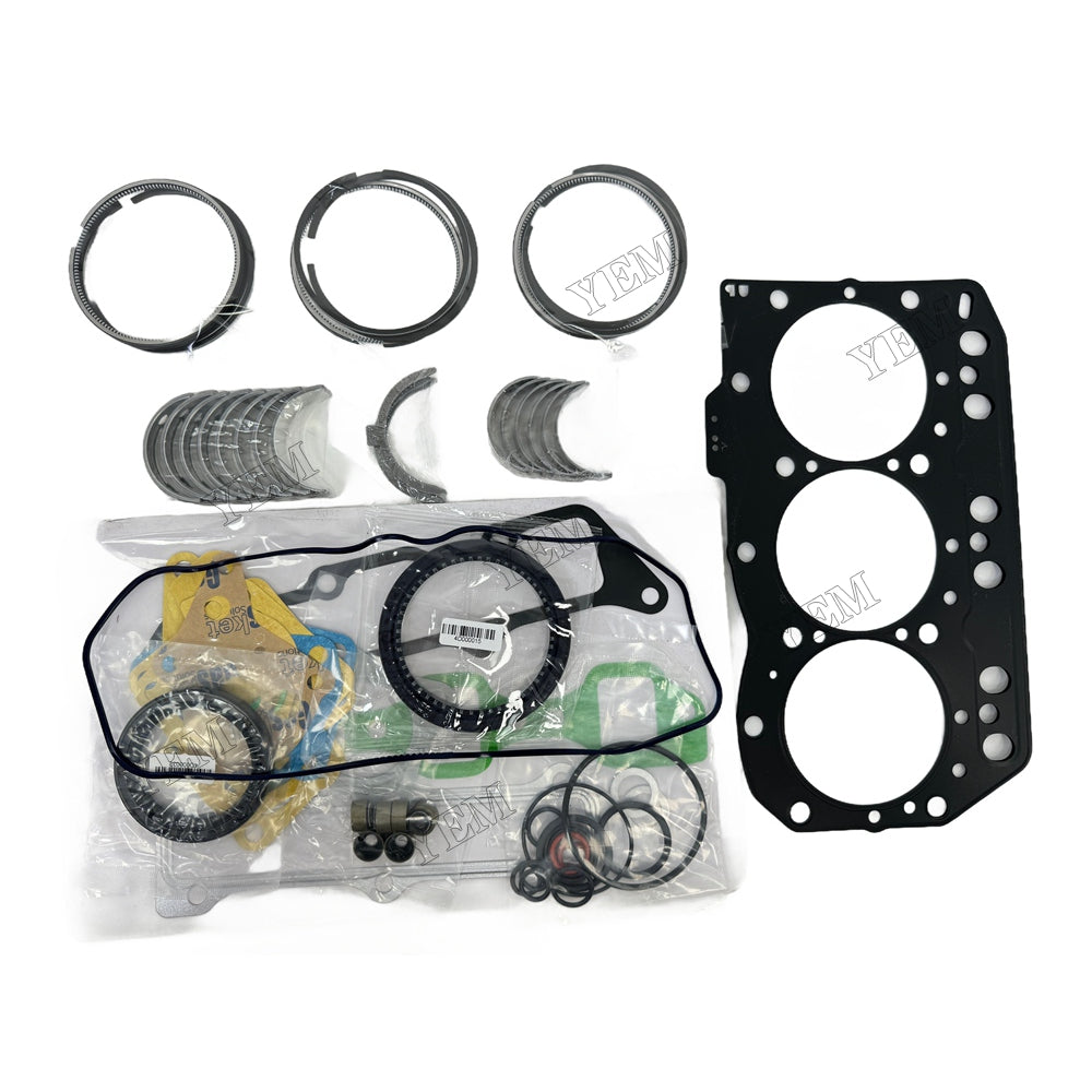 Piston ring set Gasket kit Crankshaft and Rod Bearings Set For Yanmar 3D82 Engine