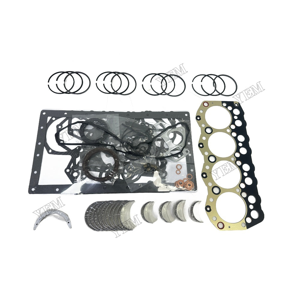 Piston ring set Gasket kit Crankshaft and Rod Bearings Set For Mitsubishi 3044C Engine Foe Caterpillar