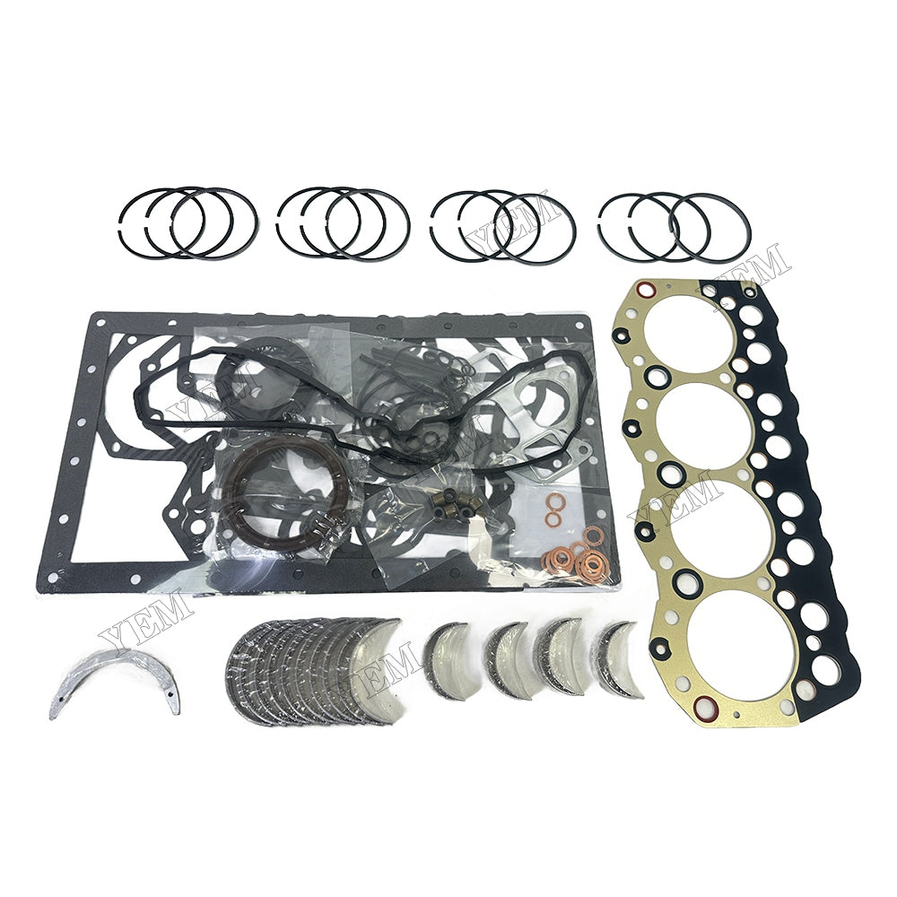 Piston ring set Gasket kit Crankshaft and Rod Bearings Set For Mitsubishi 3044C Engine Foe Caterpillar