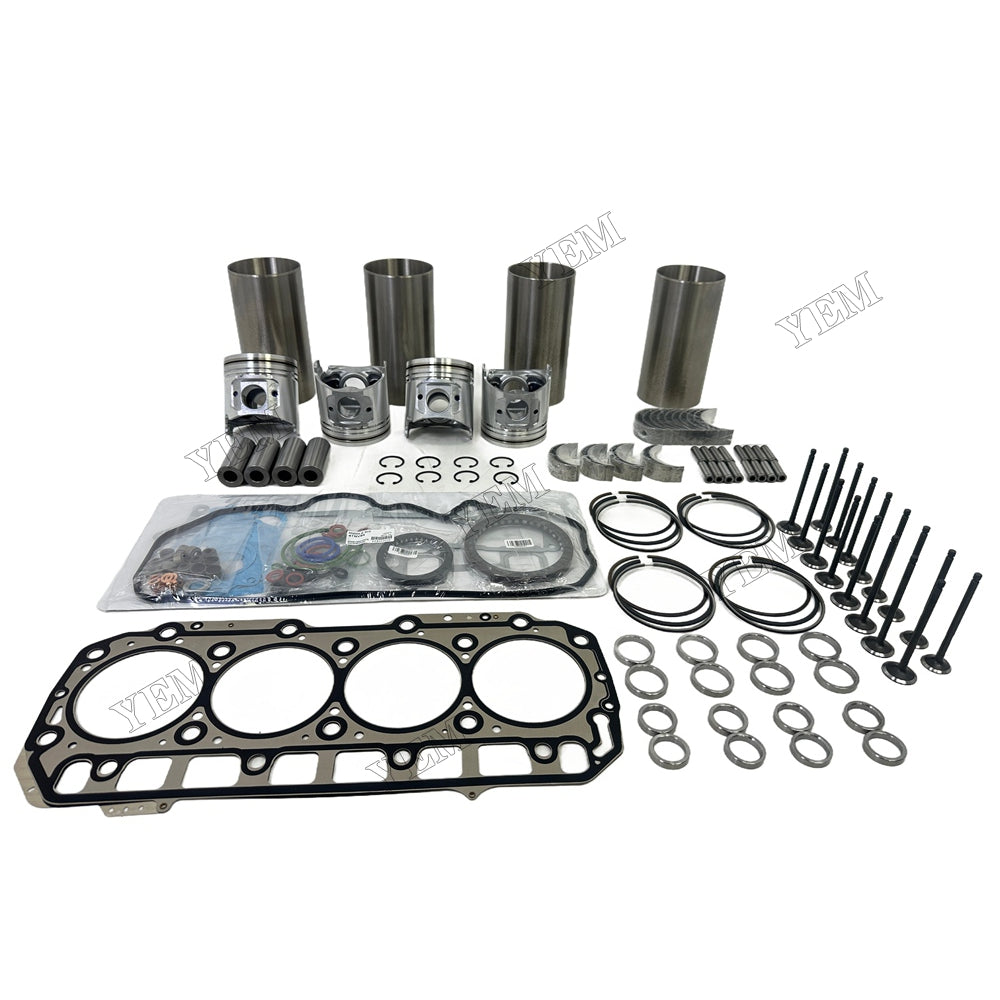 16V 4TNV98 Overhaul Rebuild Kit Gasket Main and Connecting rod bearings Valve Kit For Yanmar