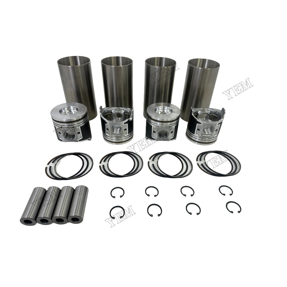 16V Cylinder Liner Kit Piston With Ring Bush For Yanmar 4TNV94 Engine