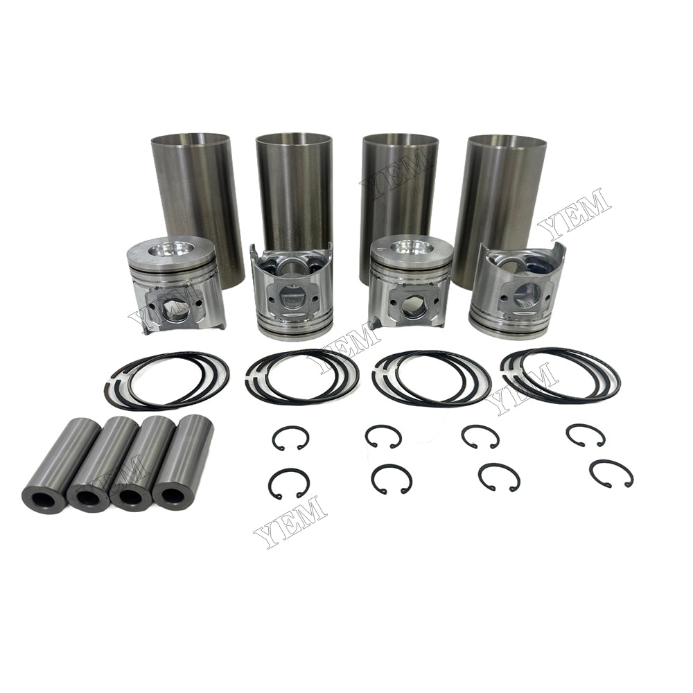 16V Cylinder Liner Kit Piston With Ring Bush For Yanmar 4TNV98 Engine