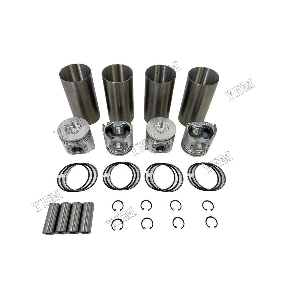 16V Cylinder Liner Kit Piston With Ring Bush For Yanmar 4TNV98 Engine Foe Yanmar