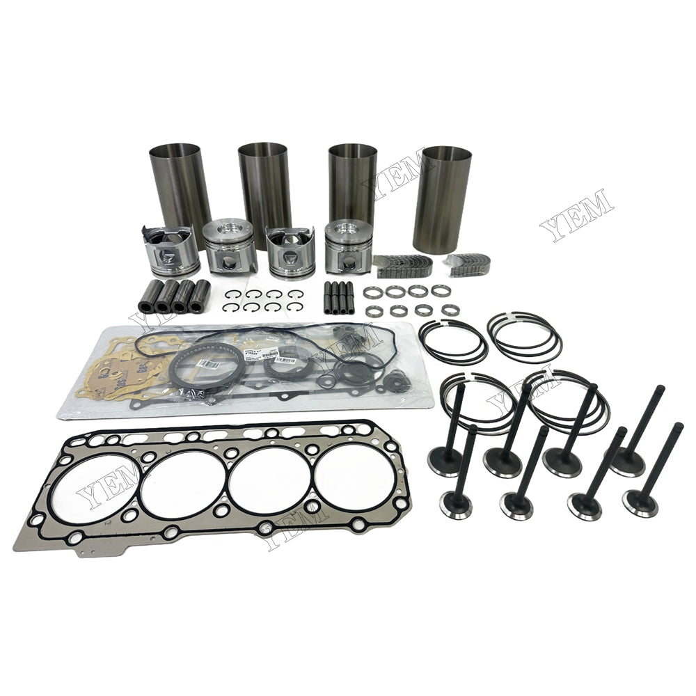 4TNE88 Overhaul Rebuild Kit Gasket Main and Connecting rod bearings Valve Kit For Yanmar