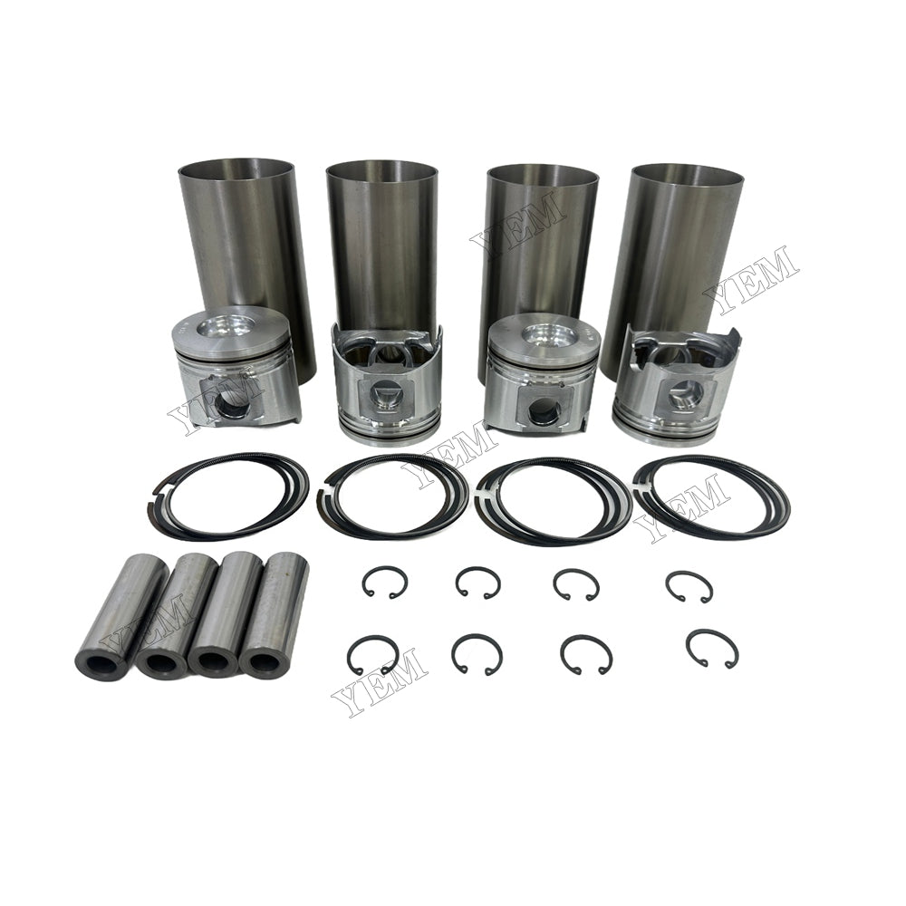 Cylinder Liner Kit Piston With Ring Bush For Yanmar 4TNE88 Engine