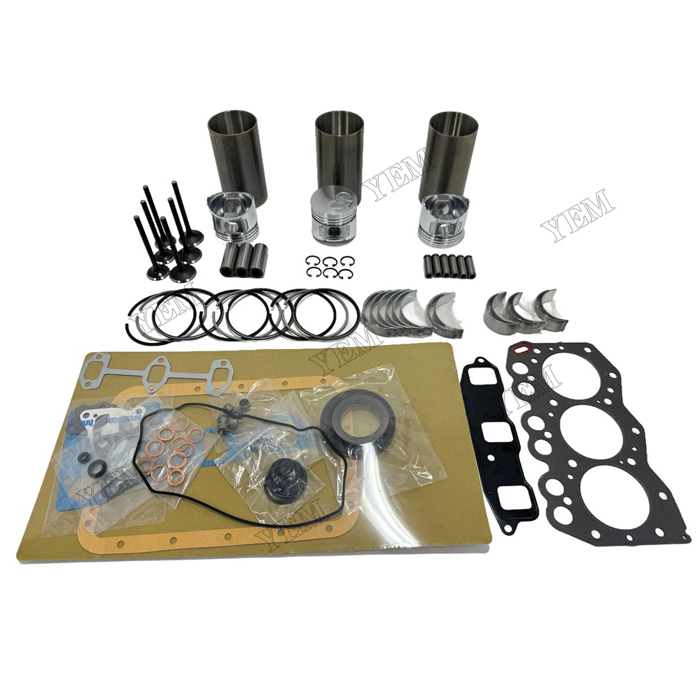 3TNA68 Engine Overhaul Kit Main And Rod bearings Gasket Set Valve Guide For Yanmar