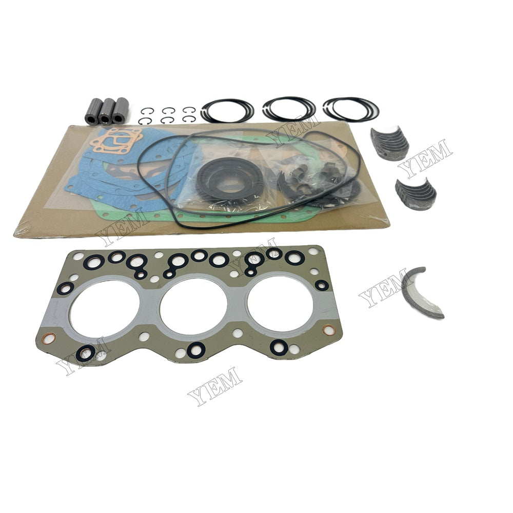 Piston ring set Gasket kit Crankshaft and Rod Bearings Set For Isuzu 3AE1 Engine