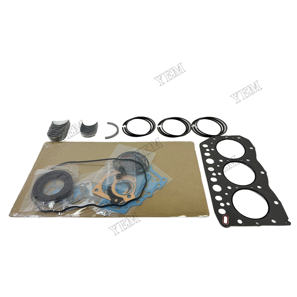 Piston ring set Gasket kit Crankshaft and Rod Bearings Set For Yanmar 3TN75 Engine