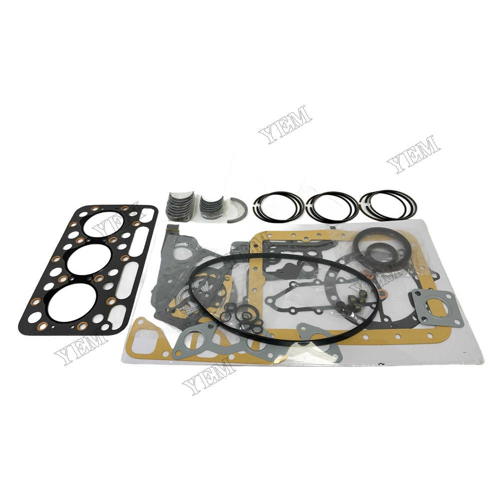 D1101 Piston ring set Gasket kit Crankshaft and Rod Bearings Set For Kubota