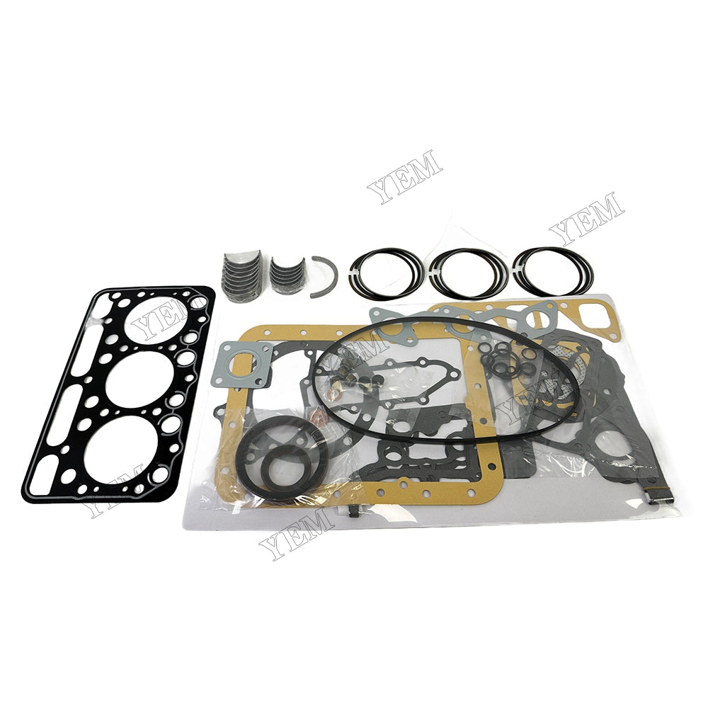 D1403 Piston ring set Gasket kit Crankshaft and Rod Bearings Set For Kubota Foe Kubota