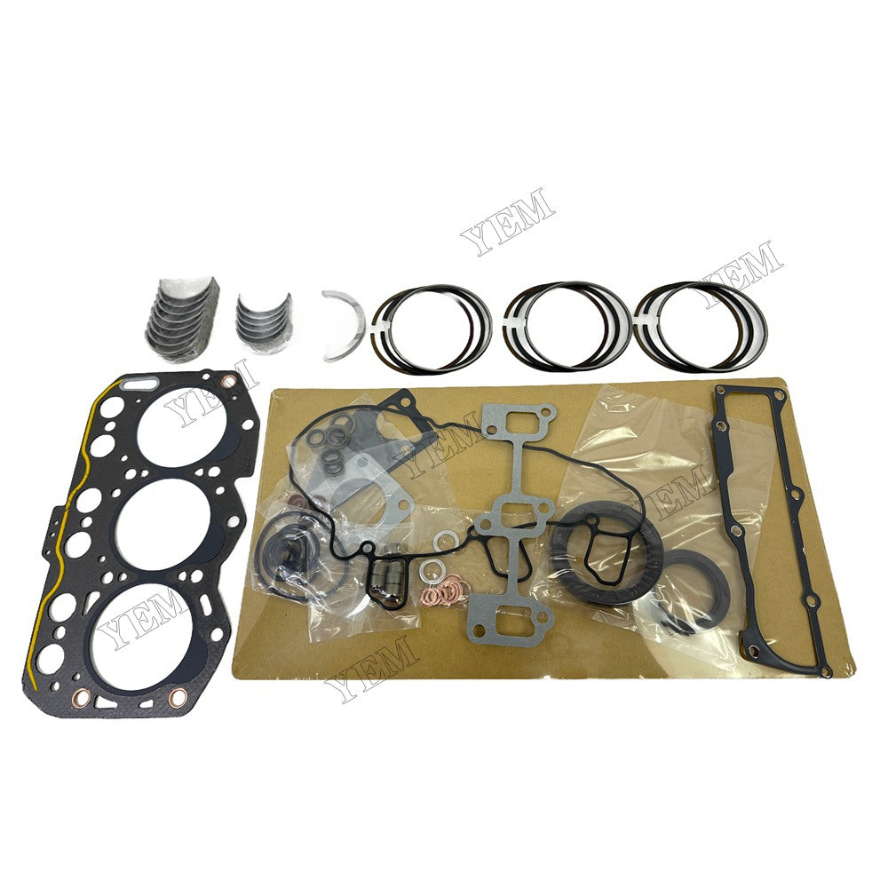 TK376 Piston ring set Gasket kit Crankshaft and Rod Bearings Set For Yanmar Foe Thermo King Yanmar