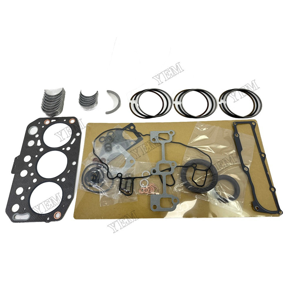 Piston ring set Gasket kit Crankshaft and Rod Bearings Set For Yanmar 3TNV70 Engine Foe Yanmar