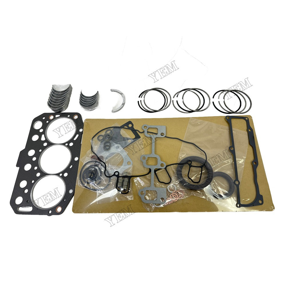 3TNE74 Piston ring set Gasket kit Crankshaft and Rod Bearings Set For Yanmar Foe Yanmar