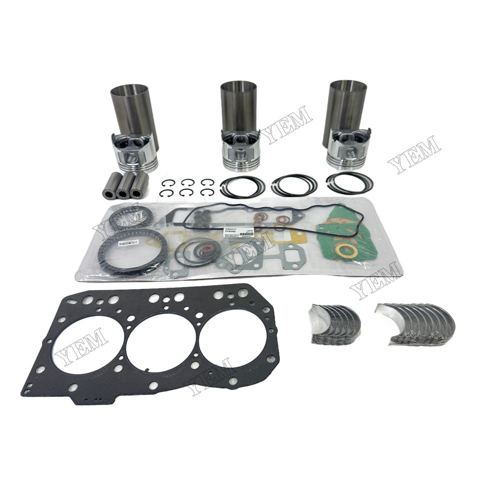 3TNV82 Complete Engine Rebuild Kit With Gasket Bearing For Yanmar Foe Yanmar