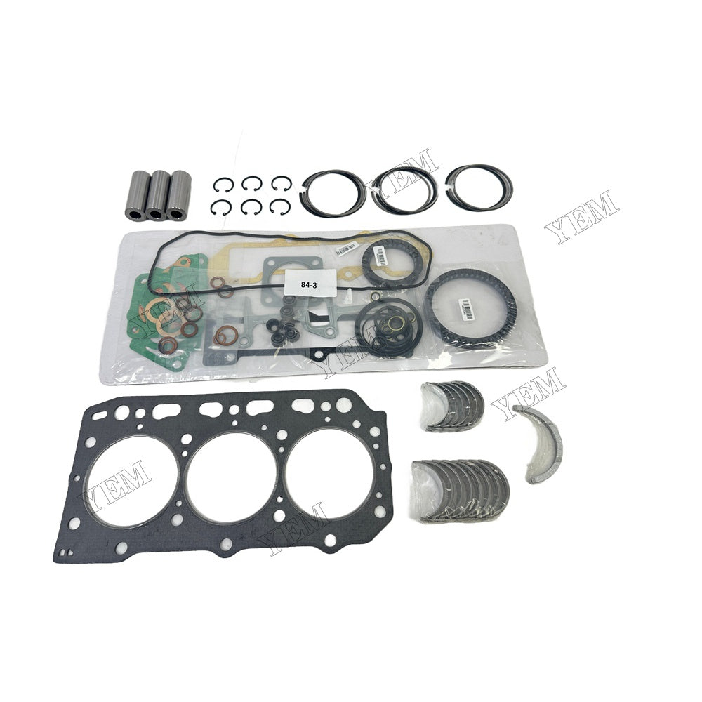 Piston ring set Gasket kit Crankshaft and Rod Bearings Set For Yanmar 3TNV84 Engine Foe Yanmar