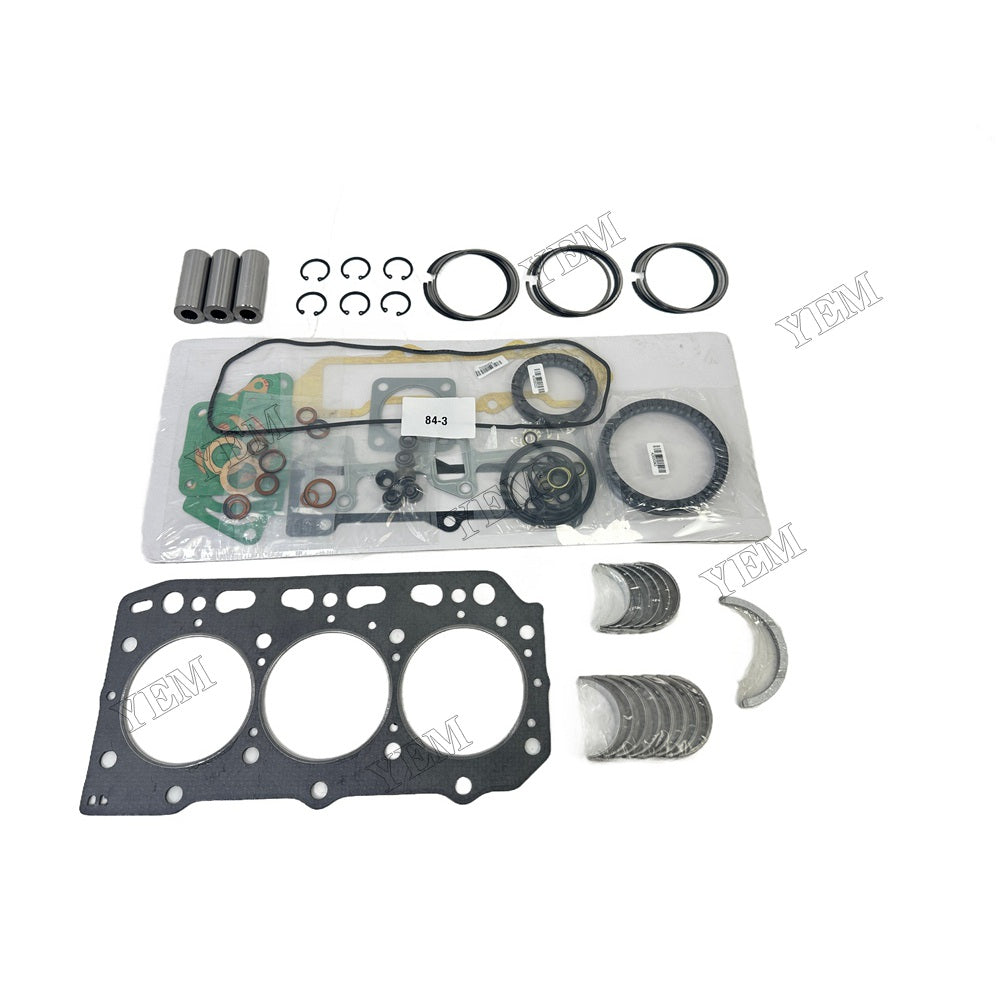 Piston ring set Gasket kit Crankshaft and Rod Bearings Set For Yanmar 3TNV84 Engine Foe Yanmar