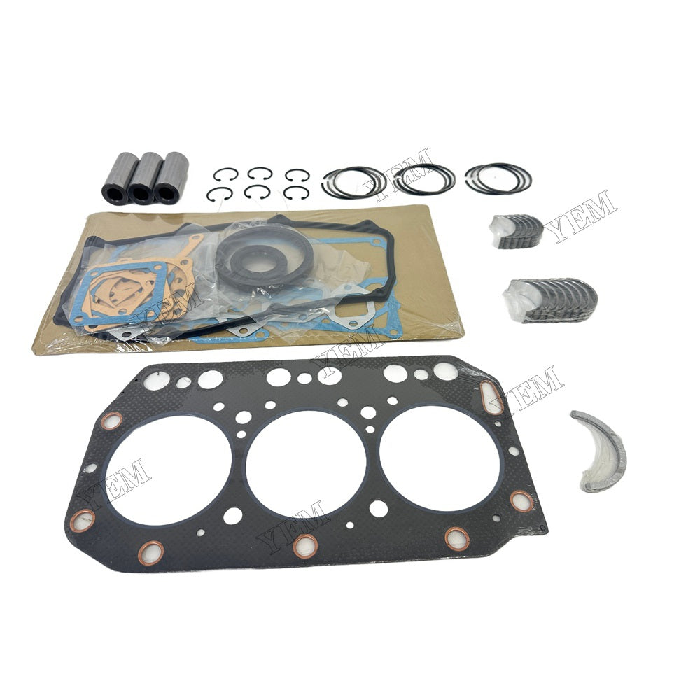 Piston ring set Gasket kit Crankshaft and Rod Bearings Set For Yanmar 3TN100 Engine