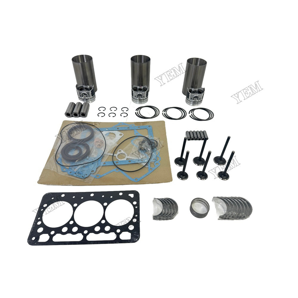 Engine Overhaul Kit Main And Rod bearings Gasket Set Valve Guide For Kubota D722 Engine Foe Kubota