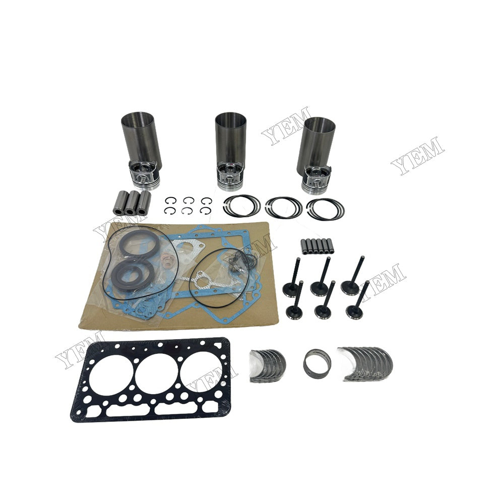 Engine Overhaul Kit Main And Rod bearings Gasket Set Valve Guide For Kubota D722 Engine Foe Kubota