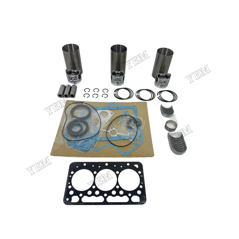 3D67E Complete Engine Rebuild Kit With Gasket Bearing For Kubota Foe Kubota