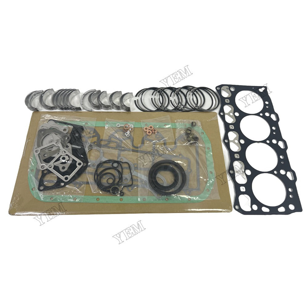 4LE2 Piston ring set Gasket kit Crankshaft and Rod Bearings Set For Isuzu