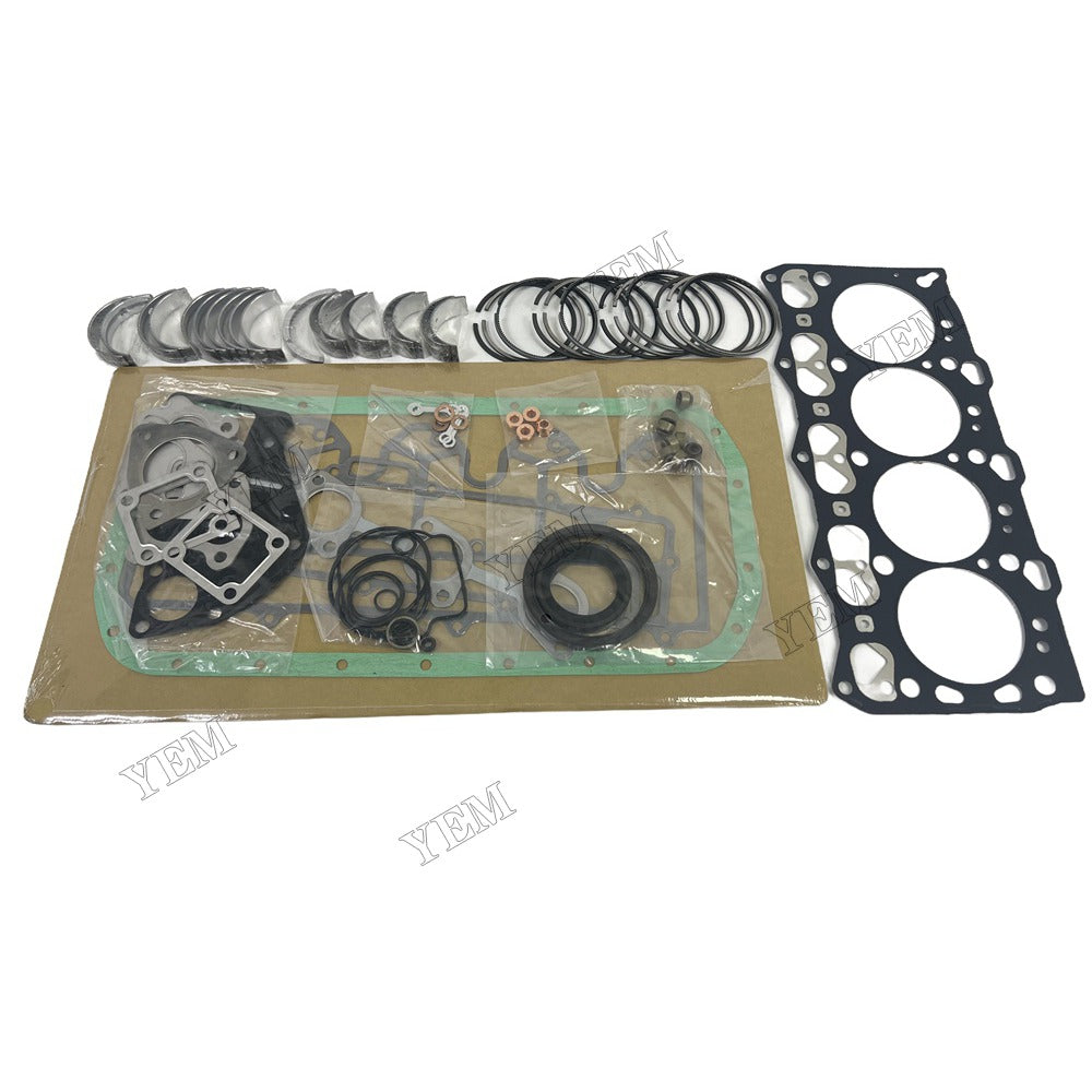 4LE2 Piston ring set Gasket kit Crankshaft and Rod Bearings Set For Isuzu Foe Isuzu