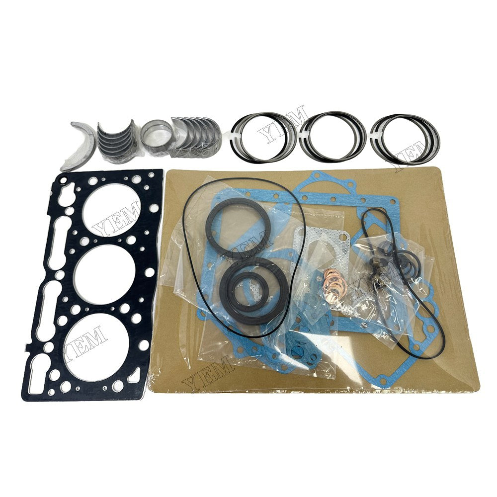 D950 Piston ring set Gasket kit Crankshaft and Rod Bearings Set For Kubota Foe Kubota