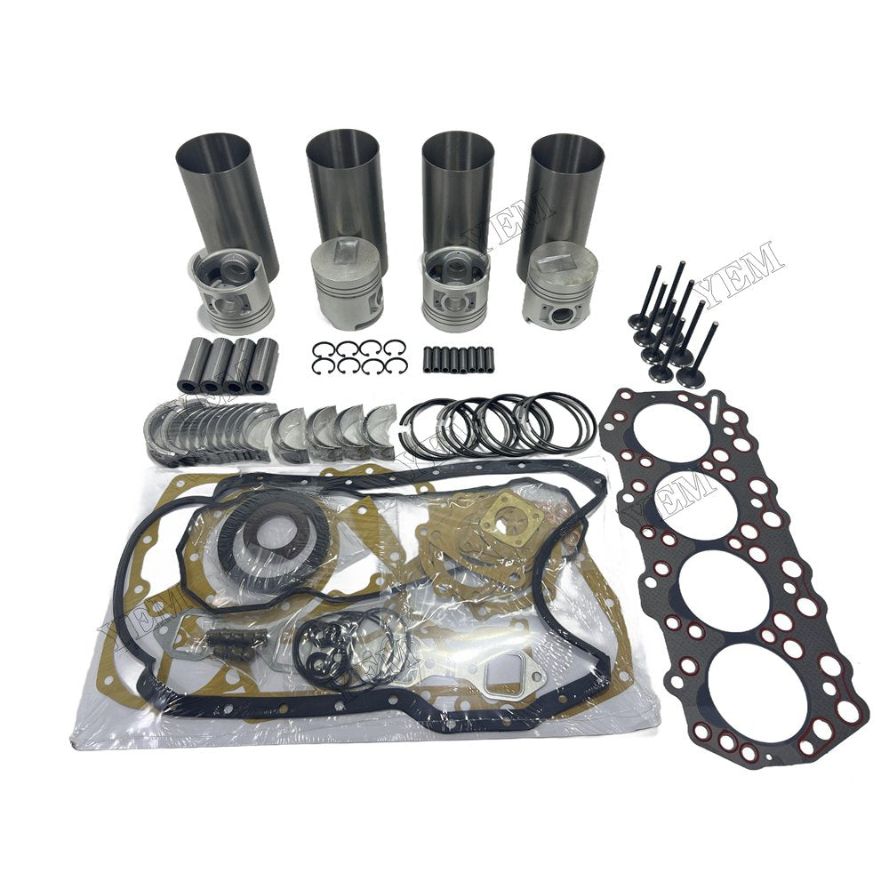 S4Q2 Engine Overhaul Kit Main And Rod bearings Gasket Set Valve Guide For Mitsubishi Foe Mitsubishi